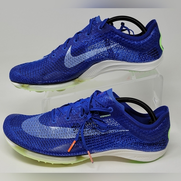 Nike Air Zoom Victory Racer Blue Track & Field Spikes Mens Sz 8.5 CD4385-400 New - Picture 3 of 11